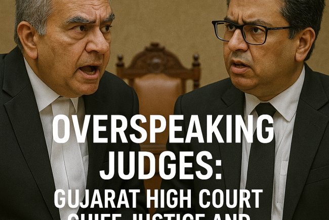 Overspeaking Judges: Gujarat High Court Chief Justice and Bar President in Heated Exchange