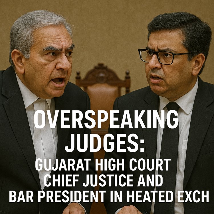 Overspeaking Judges: Gujarat High Court Chief Justice and Bar President in Heated Exchange