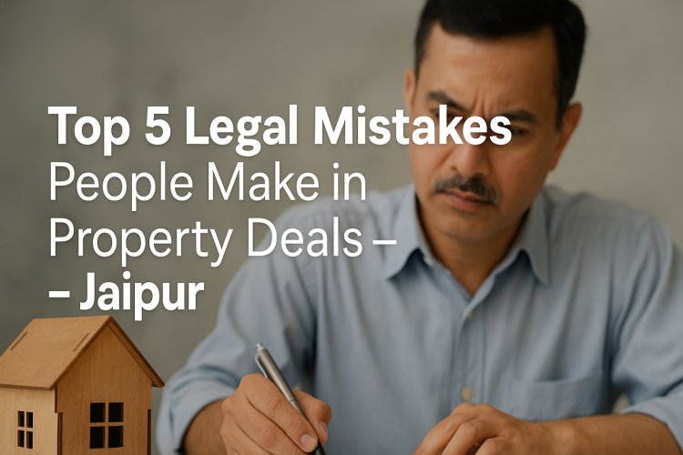 Top 5 Legal Mistakes People Make in Property Deals – Jaipur