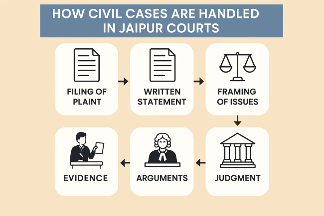 How Civil Cases are Handled in Jaipur Courts